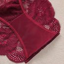 Conjunto De Tangas Triangulares De Encaje Para Mujer De 3 Piezas