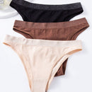 Paquete De 3 Tangas Sin Costuras Para Mujer