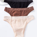 Paquete De 3 Tangas Sin Costuras Para Mujer