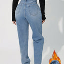Pantalones De De Jean Forrados De Polar