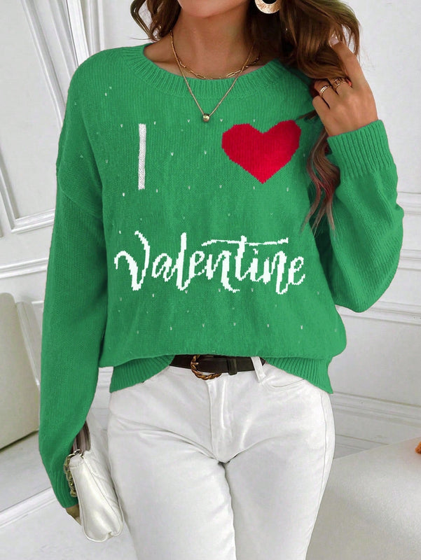 Essnce Jersey De Mujer Con Hombros Caidos Y Detalle De Eslogan