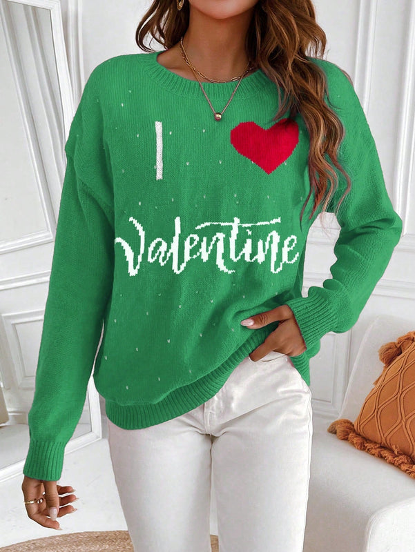 Essnce Jersey De Mujer Con Hombros Caidos Y Detalle De Eslogan