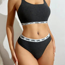 Juego De Ropa Interior Texturizada Con Jacquard