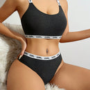 Juego De Ropa Interior Texturizada Con Jacquard