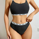 Juego De Ropa Interior Texturizada Con Jacquard