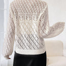 LUNE Jersey De Punto Con Lunares De Color Solido Para Mujer