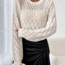 LUNE Jersey De Punto Con Lunares De Color Solido Para Mujer