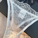 Temporada De Bodas: Conjunto De Lenceria Floral De Malla Para Mujeres