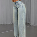 Pantalones Jeans Lavados Con Diseno De Mariposa De Pedreria