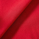 Ezwear sudadera con capucha de ajuste holgado y gruesa con estampado minimalista "feliz ano nuevo" de color rojo casual para mujer