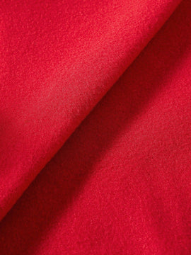 Ezwear sudadera con capucha de ajuste holgado y gruesa con estampado minimalista "feliz ano nuevo" de color rojo casual para mujer