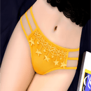 Tanga Sexy De Encaje, Estrella De Bajo Ascenso Con Colgante Transparente De Malla Transpirable Para El Verano