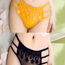 Tanga Sexy De Encaje, Estrella De Bajo Ascenso Con Colgante Transparente De Malla Transpirable Para El Verano