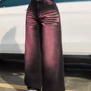ICON Pantalones Jeans De Pierna Ancha Degradados Para Mujer