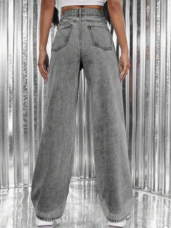 ICON Jeans De Pierna Recta Para Mujeres