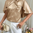 Prive Camisa Con Capa De Saten Para Mujer