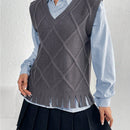 EZwear Chaleco Tipo Sueter Con Dobladillo Con Flecos Para Mujer