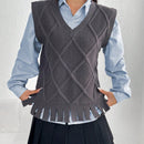 EZwear Chaleco Tipo Sueter Con Dobladillo Con Flecos Para Mujer