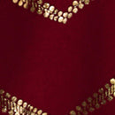 Clasi Camisa Halter Con Cuello A Rayas Y Detalle Metalizado Dorado Para Mujer