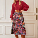 Frenchy Sueter Con Manga Farol De Color Liso Y Cuello Alto Para El Dia De San Valentin