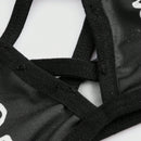 ROMWE Goth Sujetador Impreso Con Calaveras Y Estrellas