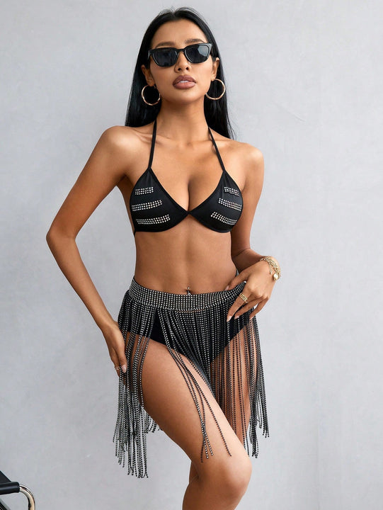 Lenceria Sexy Con Detalles De Pedreria