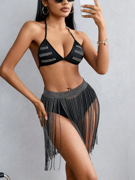 Lenceria Sexy Con Detalles De Pedreria