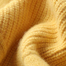 Jersey De Cuello Alto Y Hombros Caidos En Un Solo Color