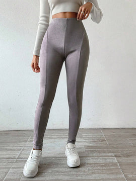 Essnce Pantalones Pitillo De Cintura Alta