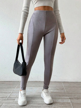 Essnce Pantalones Pitillo De Cintura Alta