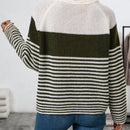LUNE Sueter De Manga Raglan A Rayas Para Mujer