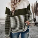 LUNE Sueter De Manga Raglan A Rayas Para Mujer