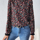 Frenchy Camisa De Manga Larga Con Estampado Floral Para Mujer