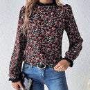 Frenchy Camisa De Manga Larga Con Estampado Floral Para Mujer