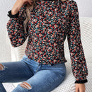 Frenchy Camisa De Manga Larga Con Estampado Floral Para Mujer