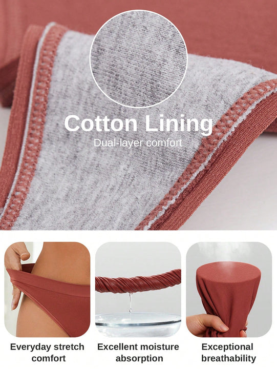 10 piezas de ropa interior de mujer sexy con 5 colores, ropa interior comoda de cintura baja de color solido con tanga en forma de g suave y transpirable para mujer, lenceria femenina de tentacion intima