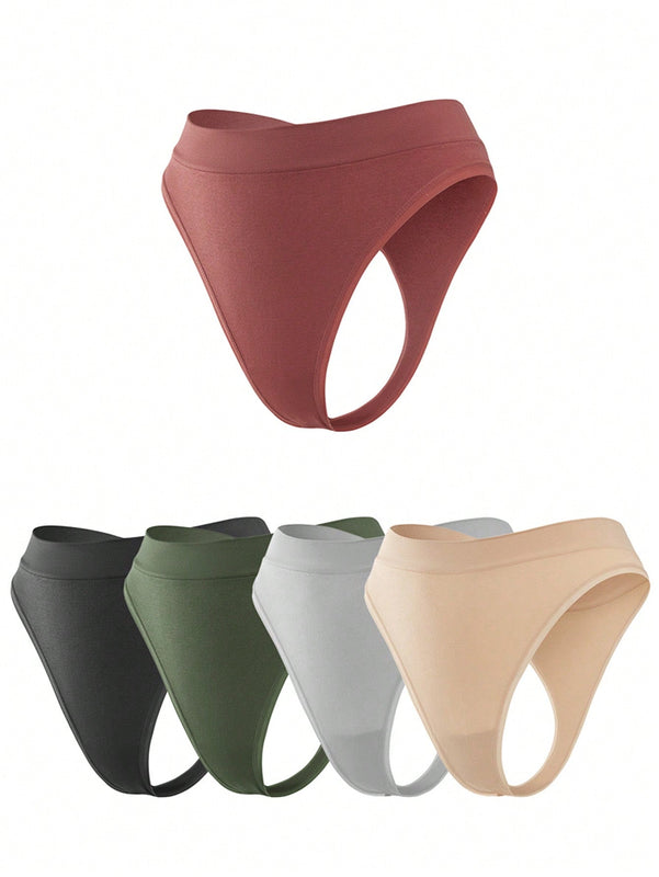 10 piezas de ropa interior de mujer sexy con 5 colores, ropa interior comoda de cintura baja de color solido con tanga en forma de g suave y transpirable para mujer, lenceria femenina de tentacion intima