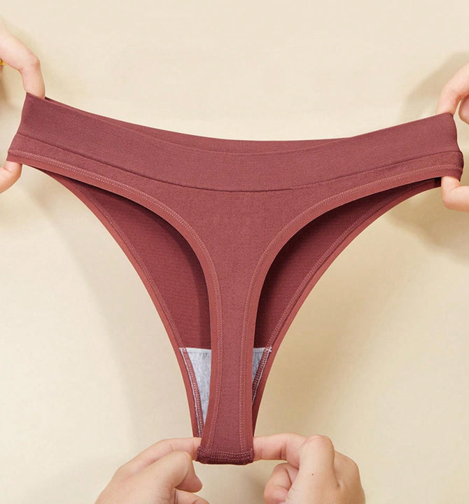 10 piezas de ropa interior de mujer sexy con 5 colores, ropa interior comoda de cintura baja de color solido con tanga en forma de g suave y transpirable para mujer, lenceria femenina de tentacion intima