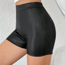 PETITE Shorts Ajustados Con Cintura Alta