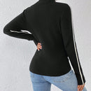 Modely Sueter De Cuello Alto Y Mangas Largas Para Mujer