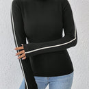 Modely Sueter De Cuello Alto Y Mangas Largas Para Mujer