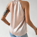 Essnce Camisa Sin Mangas Halterneck Para Mujer