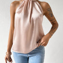 Essnce Camisa Sin Mangas Halterneck Para Mujer