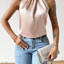 Essnce Camisa Sin Mangas Halterneck Para Mujer