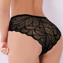 3 piezas Ropa interior comoda y transpirable para mujeres, tanga sexy con encaje y lazo