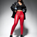 EZwear Pantalones ajustados solidos casuales y simples para mujeres