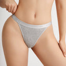 Tangas De Tanga De Canale Con Detalle De Letras Y Cinta Jacquard Para Mujer