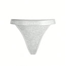 Tangas De Tanga De Canale Con Detalle De Letras Y Cinta Jacquard Para Mujer