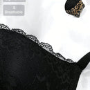Sosten Con Aro Y Encaje Con Estampado De Leopardo Para Mujeres