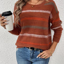 Essnce Sweater De Cuello Redondo Con Rayas